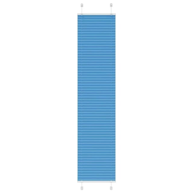 vidaXL Plissee Blau 45x200 cm Stoffbreite 44,4 cm Polyester 4015200