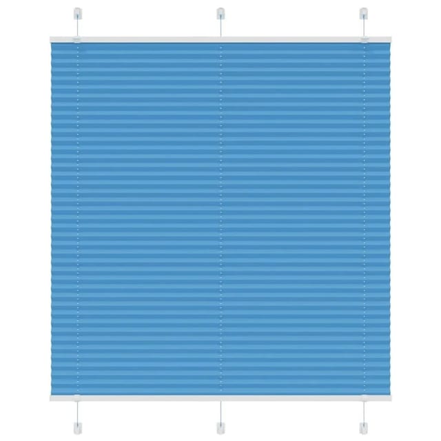 vidaXL Plissee Blau 120x100 cm Stoffbreite 119,4 cm Polyester 4015181
