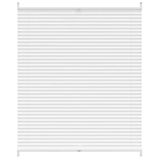 vidaXL Plissee Faltrollo Rollo Plisseerollo 110x100cm Weiß 240613