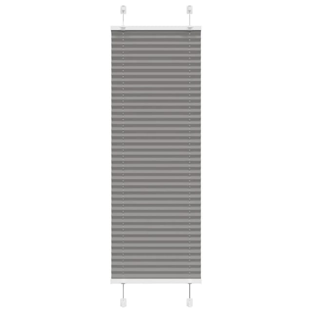 vidaXL Plissee Anthrazit 50x150 cm Stoffbreite 49,4 cm Polyester 4015082
