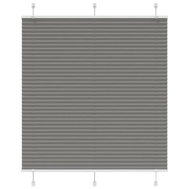 vidaXL Plissee Anthrazit 120x150 cm Stoffbreite 119,4 cm Polyester 4015096