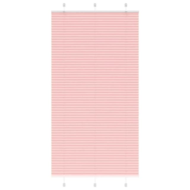 vidaXL Plissee Rosa 110x200 cm Stoffbreite 109,4 cm Polyester 4015468