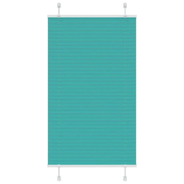 vidaXL Plissee Petrolgrün 70x100 cm Stoffbreite 69,4 cm Polyester 4015375