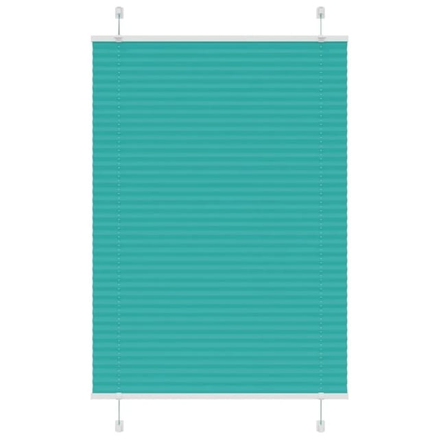 vidaXL Plissee Petrolgrün 95x100 cm Stoffbreite 94,4 cm Polyester 4015380