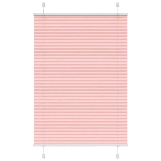 vidaXL Plissee Rosa 95x150 cm Stoffbreite 94,4 cm Polyester 4015448