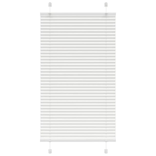 vidaXL Plissee Weiß 70x100 cm Stoffbreite 69,4 cm Polyester 4015477