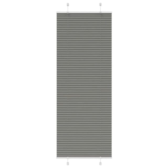 vidaXL Plissee Anthrazit 80x200 cm Stoffbreite 79,4 cm Polyester 4015105
