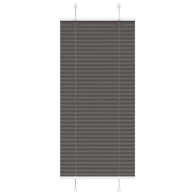 vidaXL Plissee Schwarz 55x100 cm Stoffbreite 54,4 cm Polyester 4015117