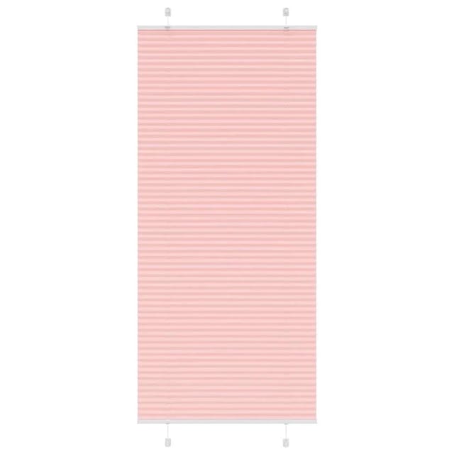 vidaXL Plissee Rosa 100x200 cm Stoffbreite 99,4 cm Polyester 4015466
