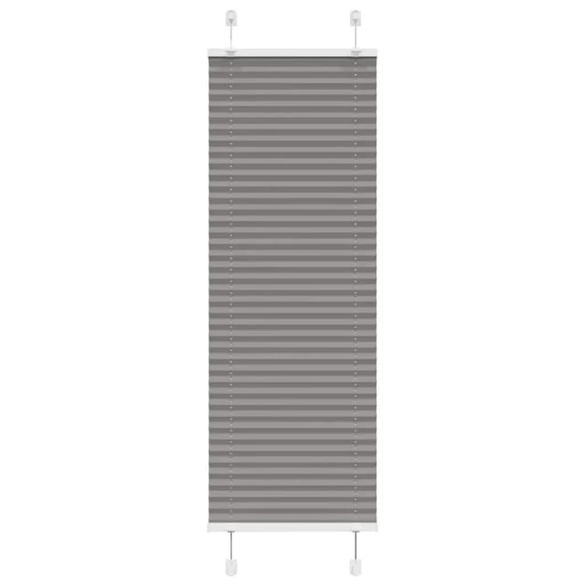 vidaXL Plissee Anthrazit 40x100 cm Stoffbreite 39,4 cm Polyester 4015063