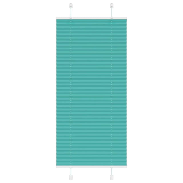 vidaXL Plissee Petrolgrün 60x100 cm Stoffbreite 59,4 cm Polyester 4015373
