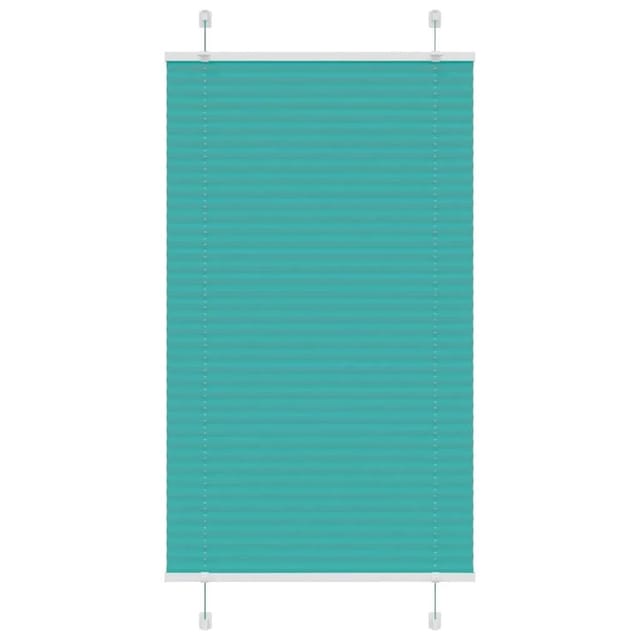 vidaXL Plissee Petrolgrün 75x150 cm Stoffbreite 74,4 cm Polyester 4015393