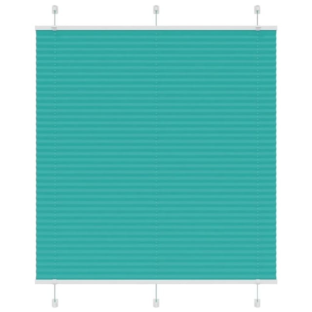 vidaXL Plissee Petrolgrün 115x150 cm Stoffbreite 114,4 cm Polyester 4015401
