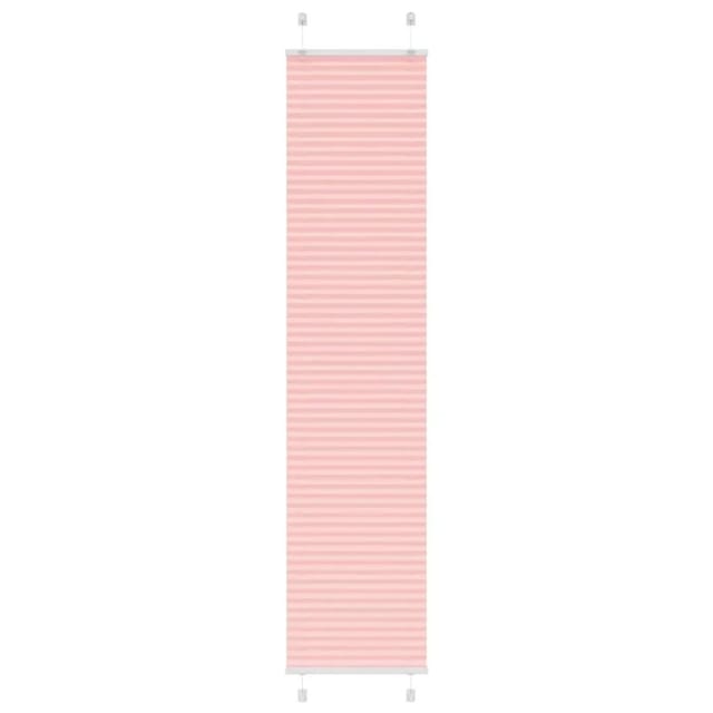 vidaXL Plissee Rosa 50x200 cm Stoffbreite 49,4 cm Polyester 4015456