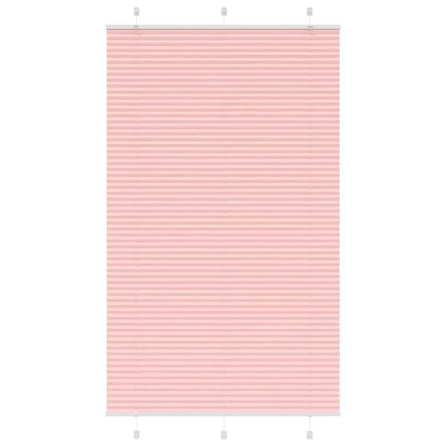 vidaXL Plissee Rosa 120x200 cm Stoffbreite 119,4 cm Polyester 4015470