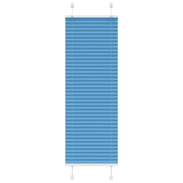 vidaXL Plissee Blau 50x150 cm Stoffbreite 49,4 cm Polyester 4015184