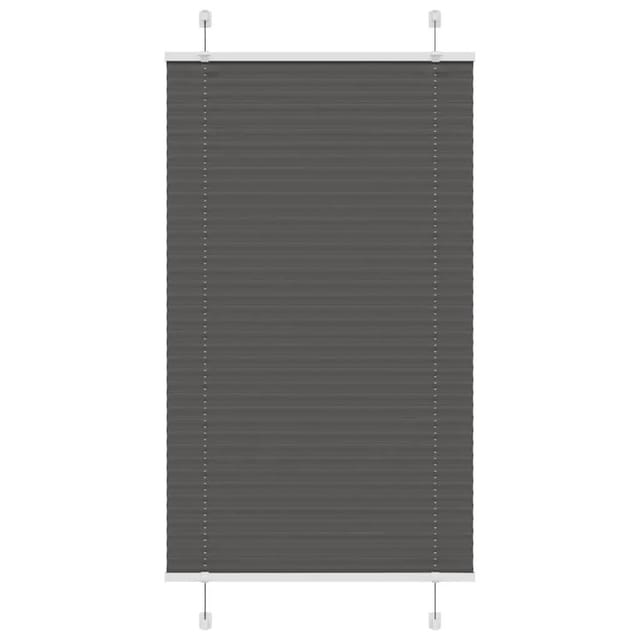 vidaXL Plissee Schwarz 75x150 cm Stoffbreite 74,4 cm Polyester 4015138