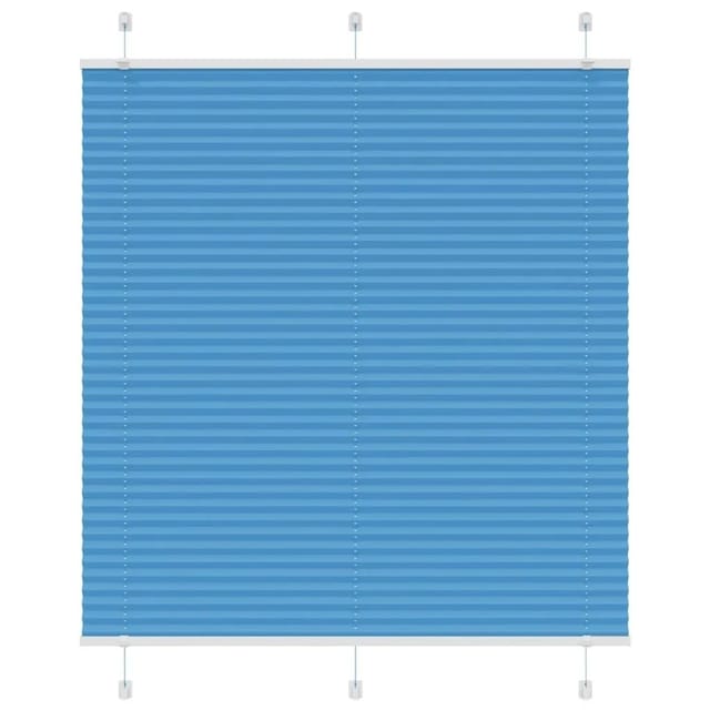 vidaXL Plissee Blau 115x150 cm Stoffbreite 114,4 cm Polyester 4015197