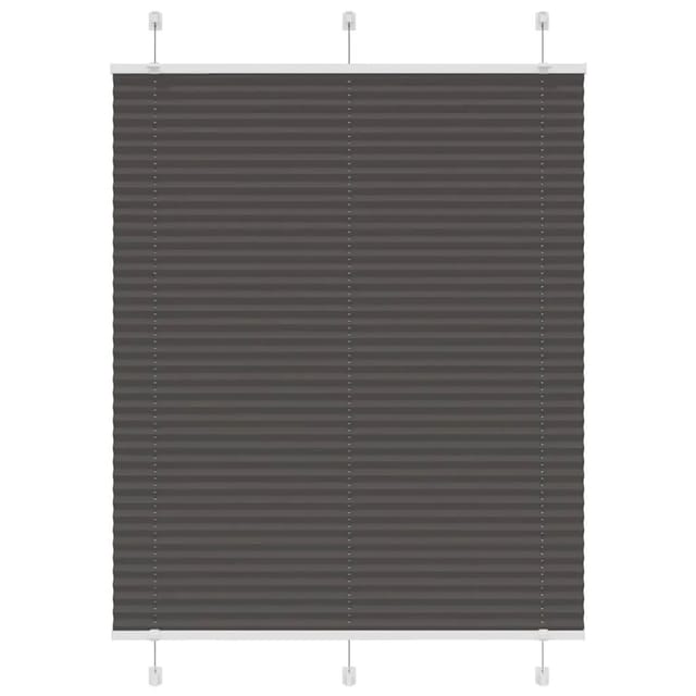 vidaXL Plissee Schwarz 110x100 cm Stoffbreite 109,4 cm Polyester 4015128