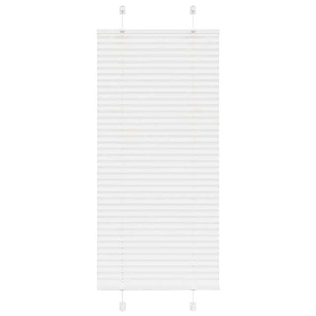 vidaXL Plissee Weiß 65x150 cm Stoffbreite 64,4 cm Polyester 4015493