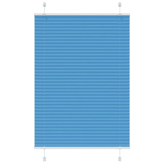 vidaXL Plissee Blau 90x150 cm Stoffbreite 89,4 cm Polyester 4015192