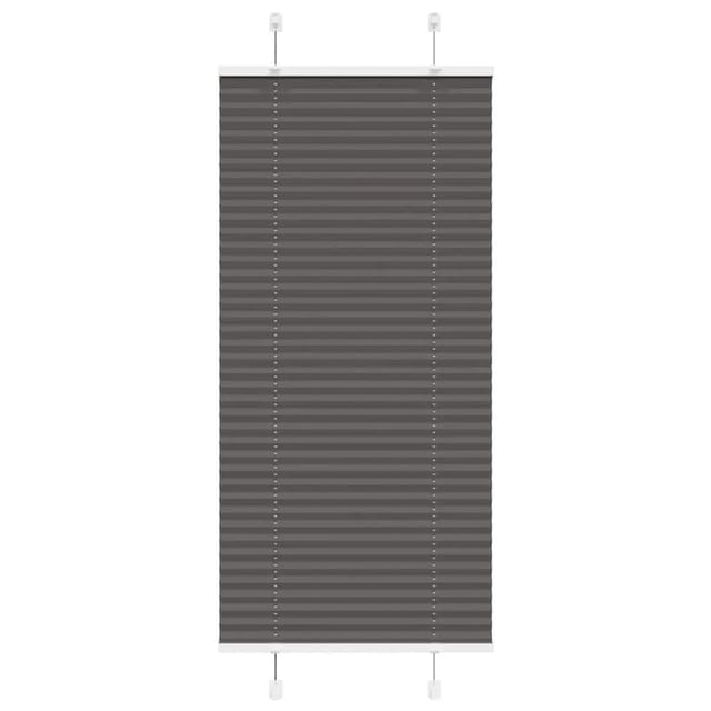 vidaXL Plissee Schwarz 55x150 cm Stoffbreite 54,4 cm Polyester 4015134