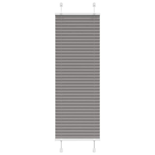 vidaXL Plissee Anthrazit 40x150 cm Stoffbreite 39,4 cm Polyester 4015080