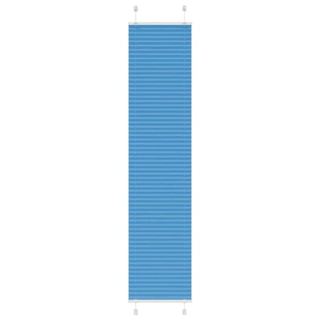 vidaXL Plissee Blau 40x200 cm Stoffbreite 39,4 cm Polyester 4015199