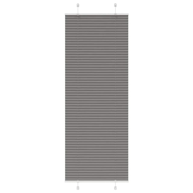vidaXL Plissee Anthrazit 75x200 cm Stoffbreite 74,4 cm Polyester 4015104