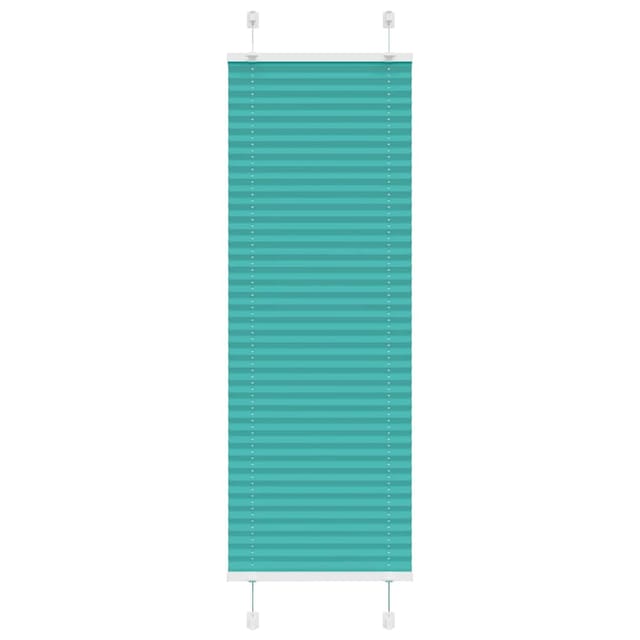 vidaXL Plissee Petrolgrün 50x100 cm Stoffbreite 49,4 cm Polyester 4015371