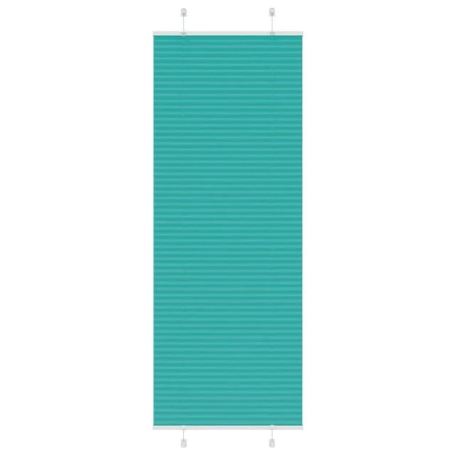 vidaXL Plissee Petrolgrün 70x200 cm Stoffbreite 69,4 cm Polyester 4015409