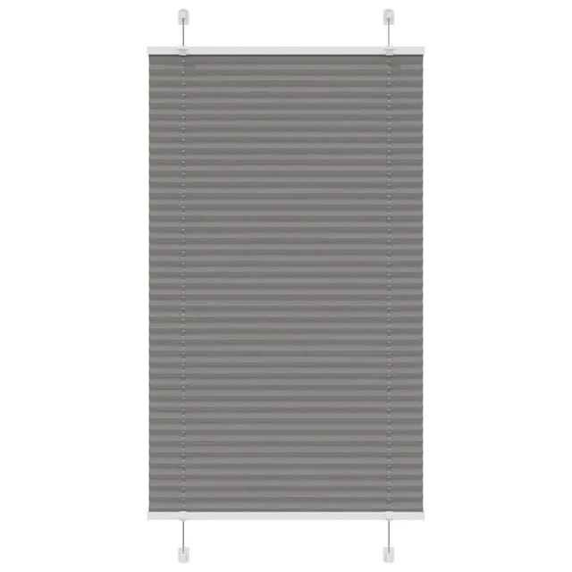 vidaXL Plissee Anthrazit 70x150 cm Stoffbreite 69,4 cm Polyester 4015086