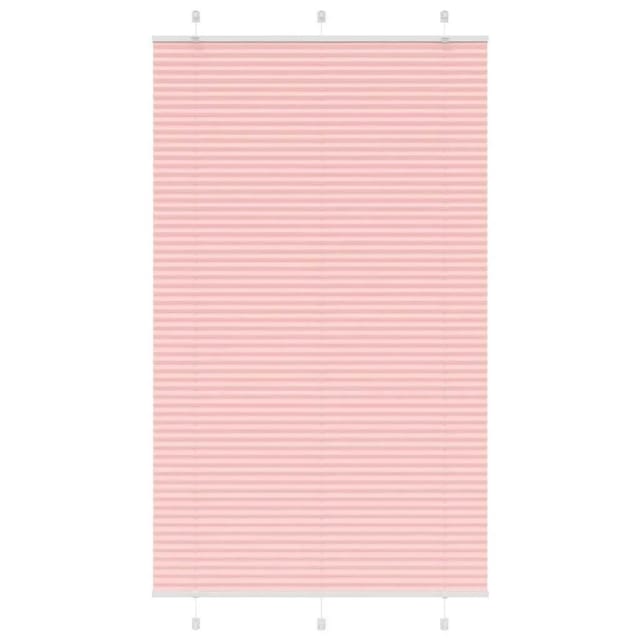 vidaXL Plissee Rosa 115x200 cm Stoffbreite 114,4 cm Polyester 4015469