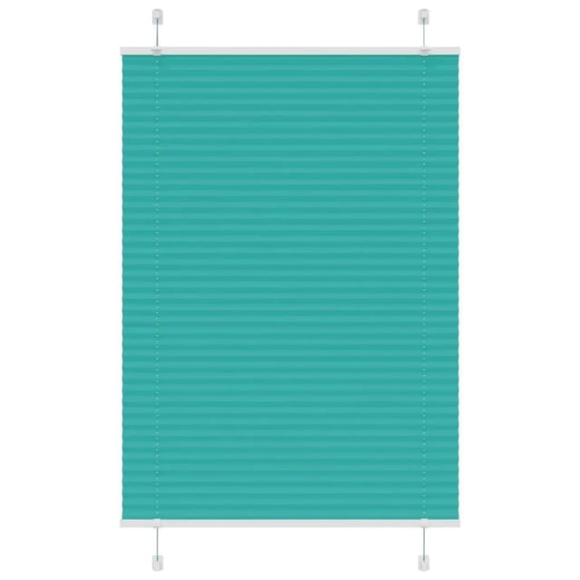 vidaXL Plissee Petrolgrün 85x150 cm Stoffbreite 84,4 cm Polyester 4015395