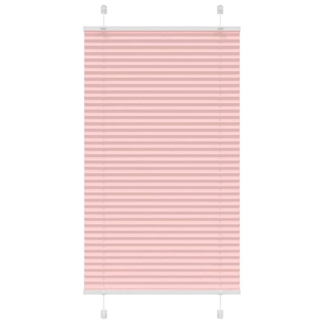 vidaXL Plissee Rosa 80x100 cm Stoffbreite 79,4 cm Polyester 4015428