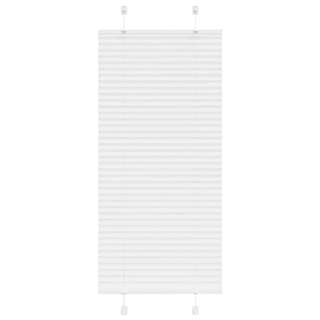 vidaXL Plissee Weiß 60x150 cm Stoffbreite 59,4 cm Polyester 4015492