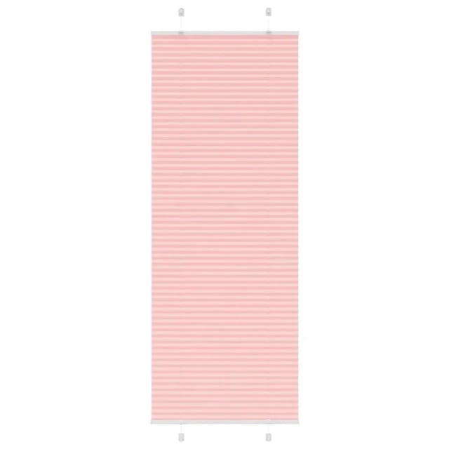 vidaXL Plissee Rosa 80x200 cm Stoffbreite 79,4 cm Polyester 4015462