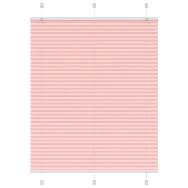 vidaXL Plissee Rosa 110x150 cm Stoffbreite 109,4 cm Polyester 4015451