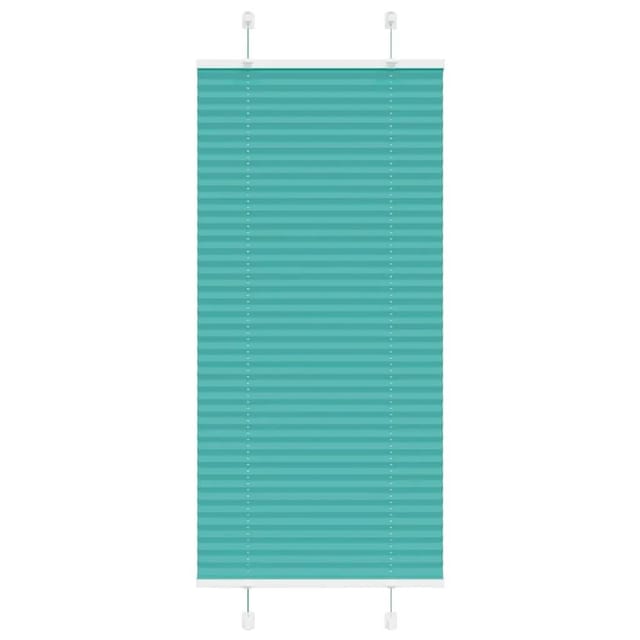 vidaXL Plissee Petrolgrün 60x150 cm Stoffbreite 59,4 cm Polyester 4015390