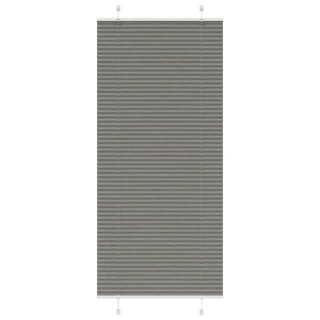 vidaXL Plissee Anthrazit 95x200 cm Stoffbreite 94,4 cm Polyester 4015108