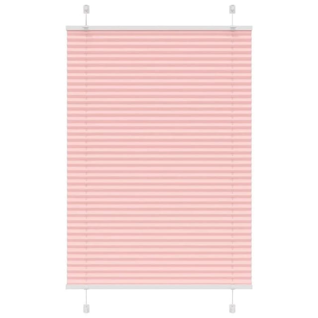 vidaXL Plissee Rosa 90x150 cm Stoffbreite 89,4 cm Polyester 4015447