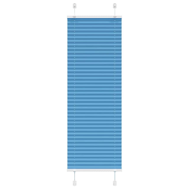 vidaXL Plissee Blau 45x150 cm Stoffbreite 44,4 cm Polyester 4015183