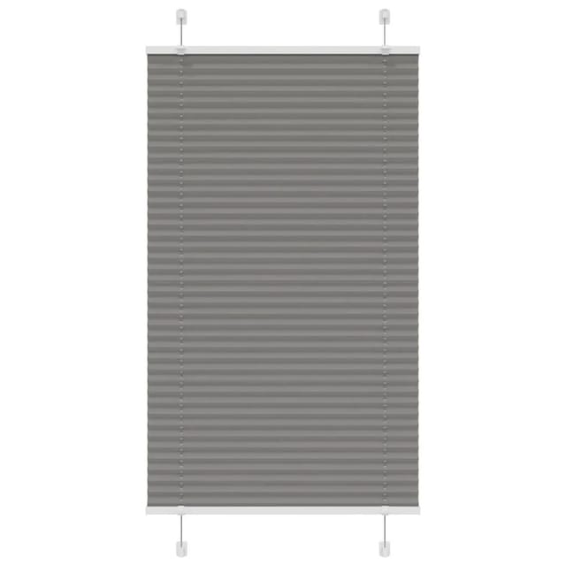 vidaXL Plissee Anthrazit 70x100 cm Stoffbreite 69,4 cm Polyester 4015069