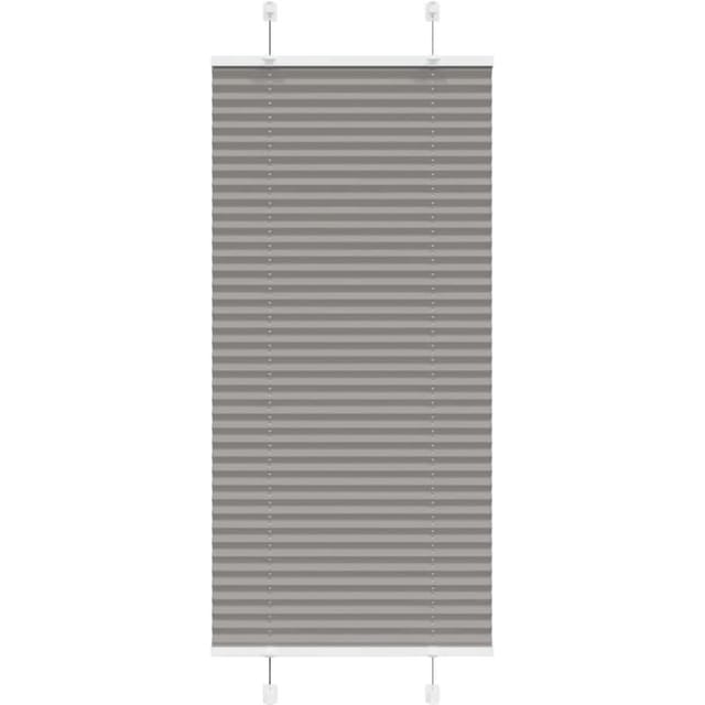 vidaXL Plissee Anthrazit 60x100 cm Stoffbreite 59,4 cm Polyester 4015067