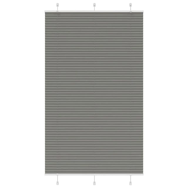 vidaXL Plissee Anthrazit 120x200 cm Stoffbreite 119,4 cm Polyester 4015113