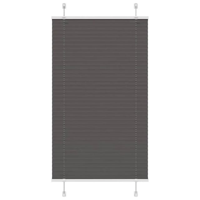 vidaXL Plissee Schwarz 80x100 cm Stoffbreite 79,4 cm Polyester 4015122