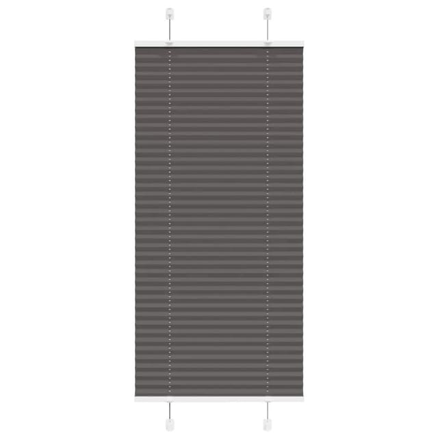 vidaXL Plissee Schwarz 60x150 cm Stoffbreite 59,4 cm Polyester 4015135