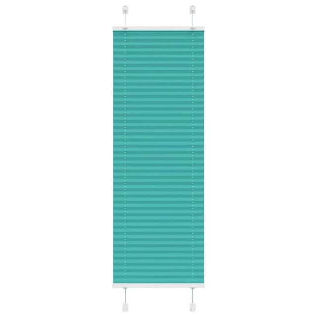 vidaXL Plissee Petrolgrün 45x100 cm Stoffbreite 44,4 cm Polyester 4015370