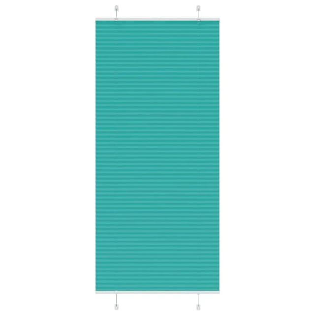 vidaXL Plissee Petrolgrün 100x200 cm Stoffbreite 99,4 cm Polyester 4015415