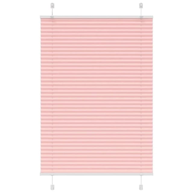 vidaXL Plissee Rosa 85x100 cm Stoffbreite 84,4 cm Polyester 4015429